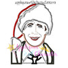 Christmas Vacation Clark Bust Applique Design