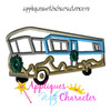 Christmas Vacation RV Applique Embroidery Design