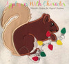 Christmas Vacation Squirrel Applique Design