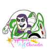 Toy Story Buzz Toy Applique Design