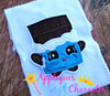 Shopikins Cheeky Chocolate Applique Design