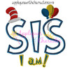 SIS I Am Applique Design