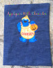 Halloween Cookie Monster Applique Design