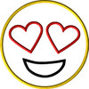 Emoji Applique Embroidery Design Set of 6