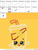 Shopikins Soda Pop Applique Design