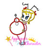 Grinchy Cindy Loo Who Applique Design
