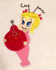 Grinch Cindy Loo Who Applique Embroidery Design