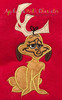 Grinch Max the Dog Applique Embroidery Design