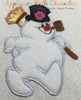 Frosty the Snowman Applique Embroidery Design