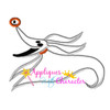 Nightmare Before Christmas Zero Applique Design