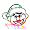 Christmas Sesame Street Ernie Applique Design