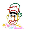 Christmas Bert Applique Design