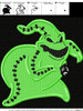 Nightmare Before Christmas Oogie Boogie Filled Embroidery Design