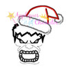 Christmas Green Hulk Hero Applique Design