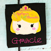 Sleeping Beauty Tsum Tsum Applique Design