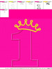 Princess ONE Applique Design 