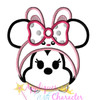 Miss Mouse Easter Bunny Tsum Tsum Applique Design