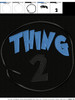 Dr Seuss Thing 2 Circle Applique Embroidery Design