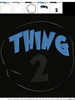 Thing 2 Circle Applique Design 