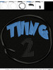 Dr Seuss Thing 2 Circle Applique Embroidery Design