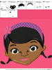 Doc McStuffins Face Filled Embroidery Design