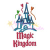 Magic Kingdom Castle Applique Embroidery Design