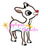 Rudy Reindeer Applique Design