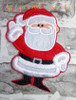 Rudolph Santa Applique Embroidery Design