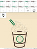 Starbucks Coffee Drink Applique Embroidery Design