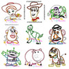 Toy Story Applique Design Set