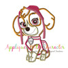 Paw Patrol Skye Applique Embroidery Design