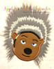 Sing Movie Ash Porcupine Applique Design
