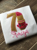 Shopkin Lippy Seven Applique Embroidery Design