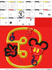 Mr Mouse Three Applique Design