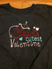 Cupid's Cutest Valentine Saying Embroidery Design