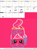 Shopikins Dollops Applique Design