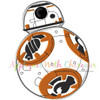 Star Battle BB8 Applique Design