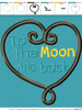 Heart To The Moon And Back Applique Design