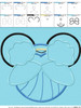 Cindy Mr Mouse Head Applique Design 