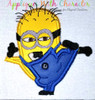 Ninja Minione Applique Design