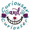 Alice Curiouser and Curiouser Applique Embroidery Design