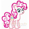MLP Pinky Pony Applique Design