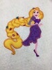 Rapunzel Full Body Applique Embroidery Design