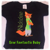 Zootopia Nick Wiilde Embroidery Applique Design