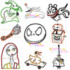 Nightmare Before Christmas Applique Design Set
