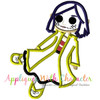 Coraline Doll Applique Embroidery Design