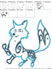 Elena Zuzo Fox Applique Embroidery Design