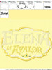 Elena Of Avalor Logo Applique Embroidery Design