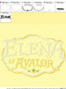 Eleena Of Avalor Logo Applique Design