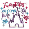 Fairytales Do Come True Castle Applique Design